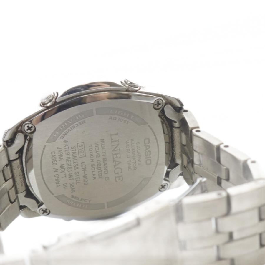 CASIO（カシオ） リニエージ ソーラー 腕時計 シルバー色 M100D-7AJF