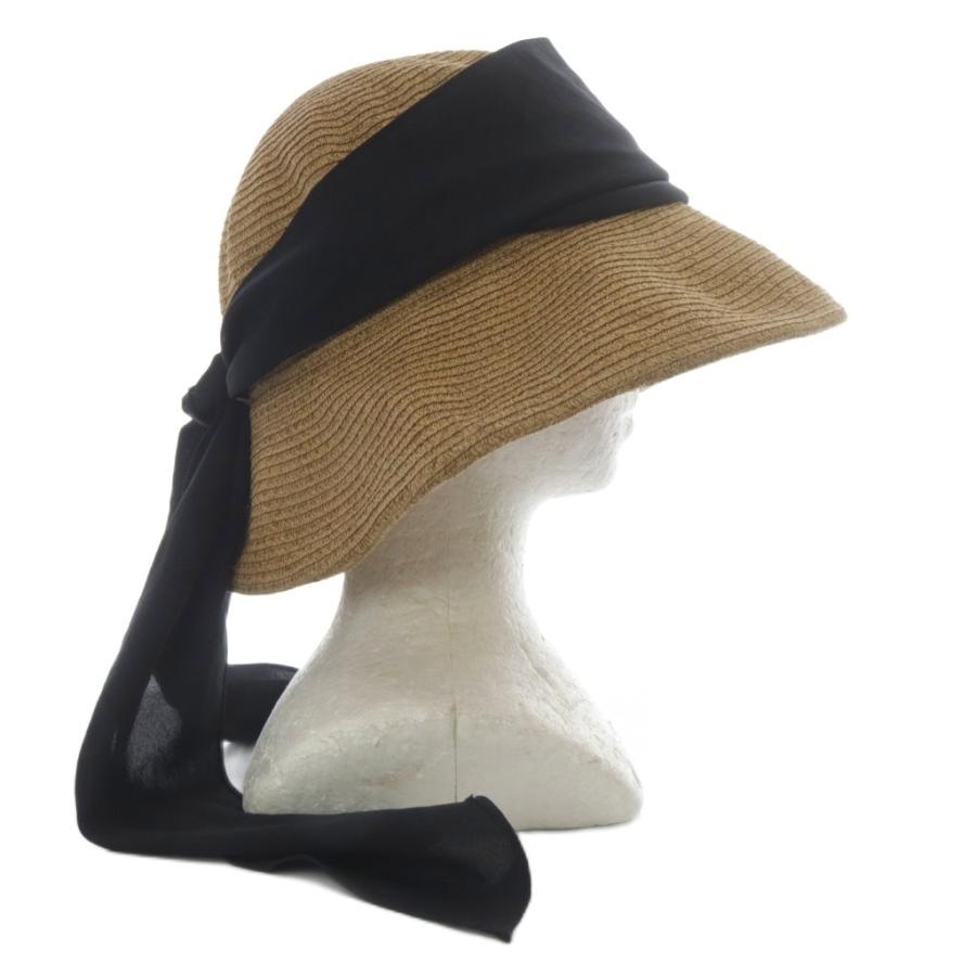 シャポードオー Chapeau d' O ストローハット 帽子 麦わら リボン