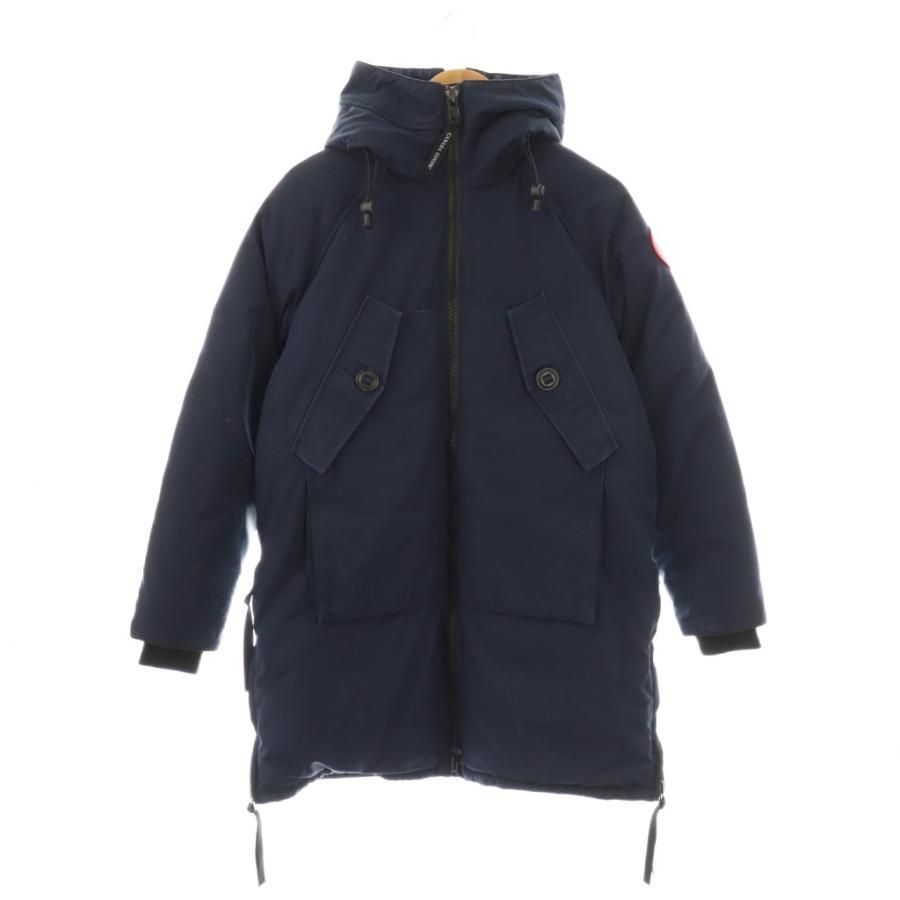 【中古】カナダグース   OLYMPIA PARKA ダウンコート アウター フード S/P ネイビー 5803L /CX ■OS カナダグース CANADA GOOSE OLYMPIA PARKA ダウンコート アウター