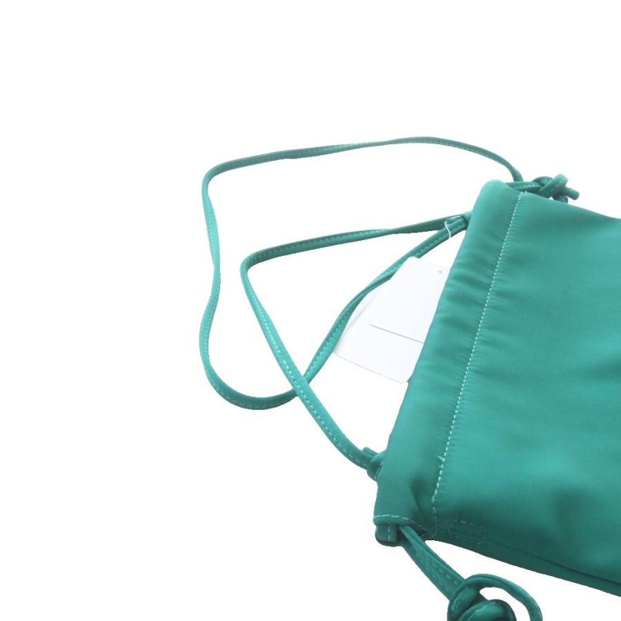 CELERI セルリ 25SS SATIN MINI POUCH サテンミニポーチバッグ  グリーン 未使用品 セルリ CELERI ドゥーズィエムクラス取扱 25SS SATIN MINI