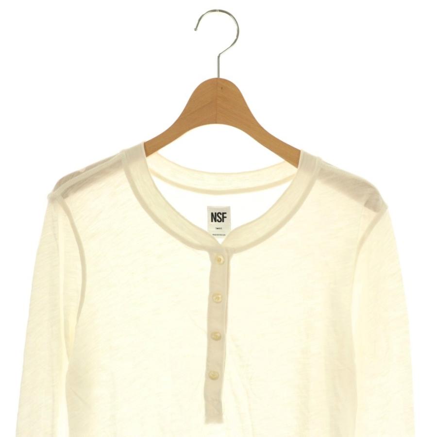 NSF/エヌエスエフ L/S HENLEY Tシャツ 超美品です‼️ エヌエスエフ NSF 24AW L/S HENLEY Tシャツ カットソー ヘンリーネック