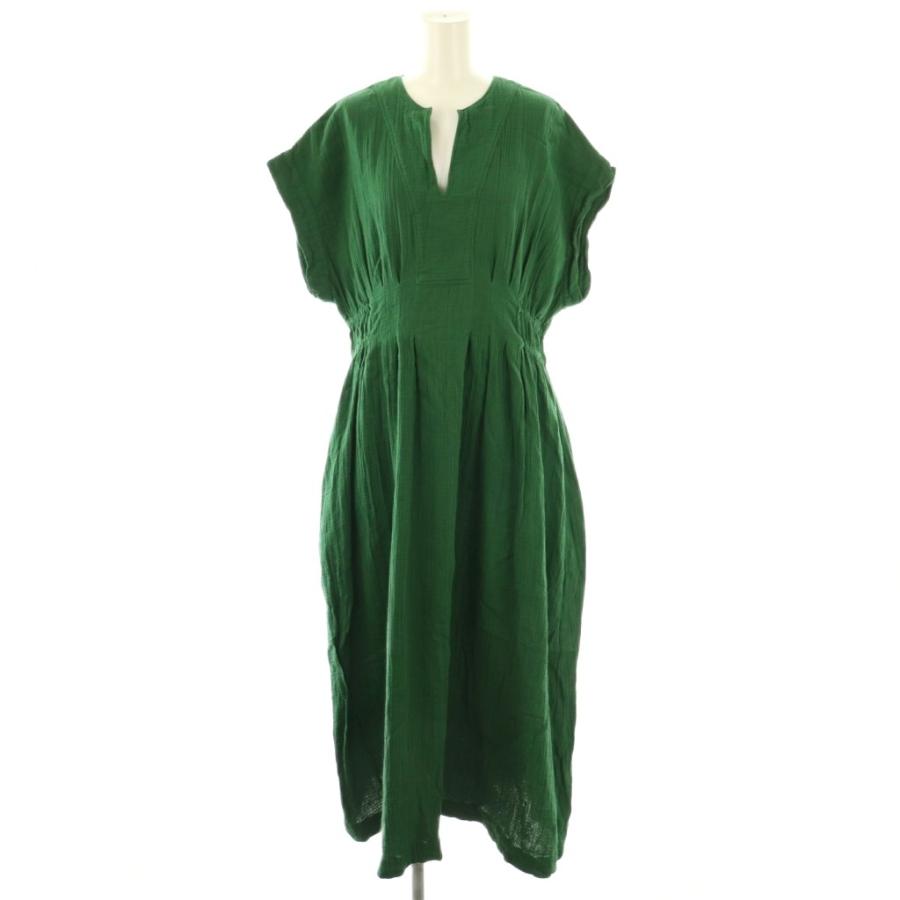 ヌキテパ NE QUITTEZ PAS! 25AW Cotton Double Gauze Tuck Dress  