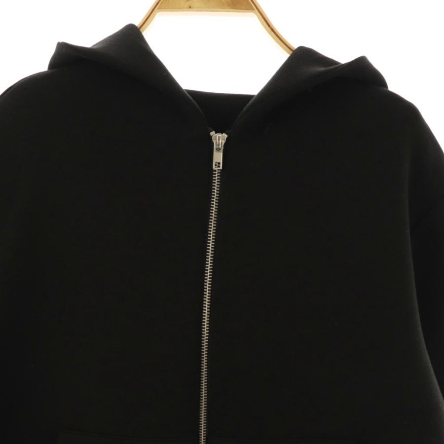 ZARA（ザラ） ジップアップパーカー フーディ EUR M 黒 ブラック /CX 