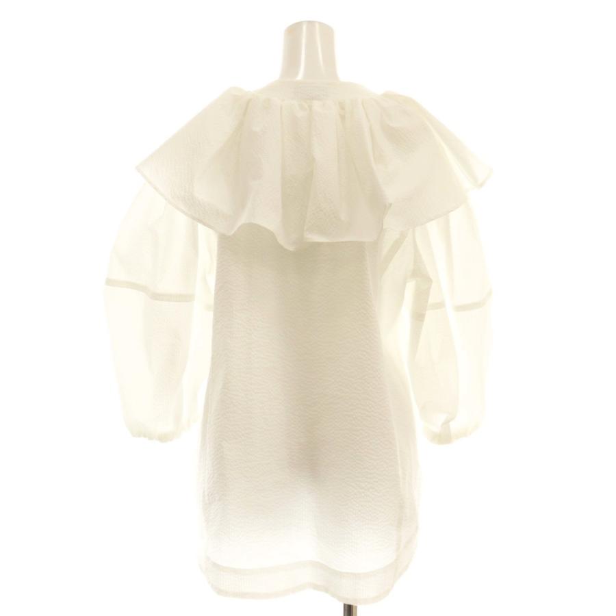 【中古】フォルフォルモ Formo Frill Blouse ブラウス シャツ プルオーバー ジャガード 2 白 /CX ■OS レディース フォルフォルモ Formo Frill Blouse ブラウス シャツ プルオーバー