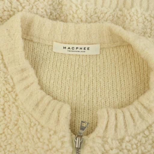 マカフィー MACPHEE トゥモローランド 22AW ムートン ジップアップ