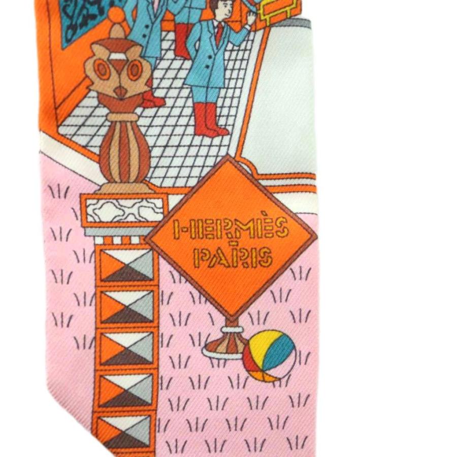 HERMES エルメス La Maison des Carres ツイリー スカーフ 総柄  