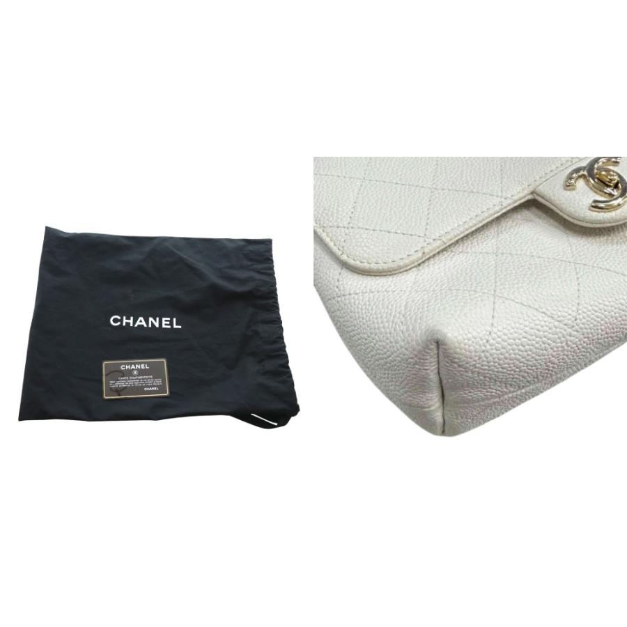 美品☆　シャネル　マトラッセ　トップハンドル　2way　ショルダー　白　29番台 CHANEL（シャネル） ショルダーバッグ キャビアスキン マトラッセ WOC