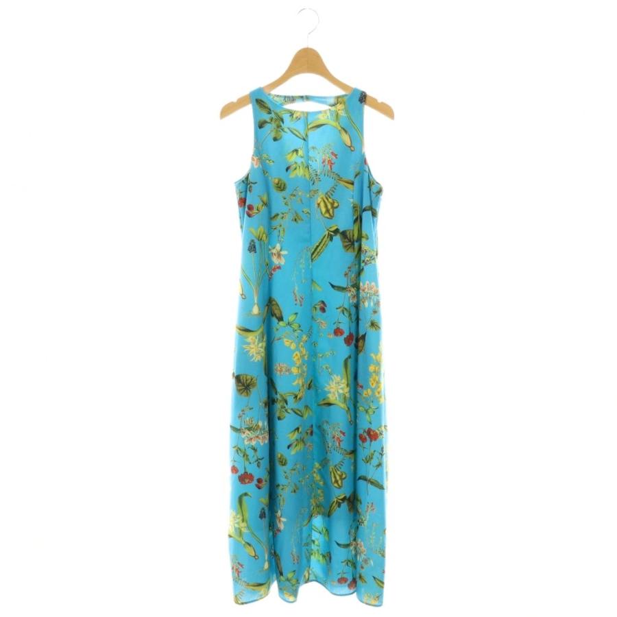 未使用品 ミラオーウェン Mila Owen 25SS ボタニカルプリントソリッド