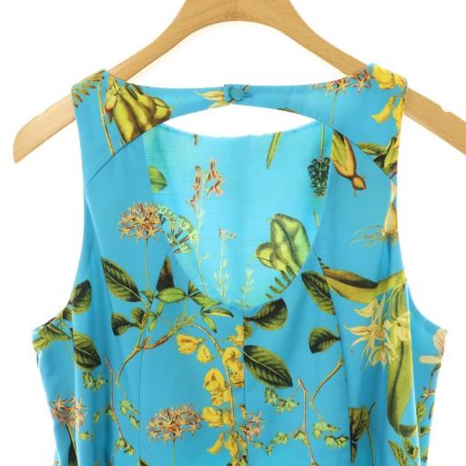 未使用品 ミラオーウェン Mila Owen 25SS ボタニカルプリントソリッド