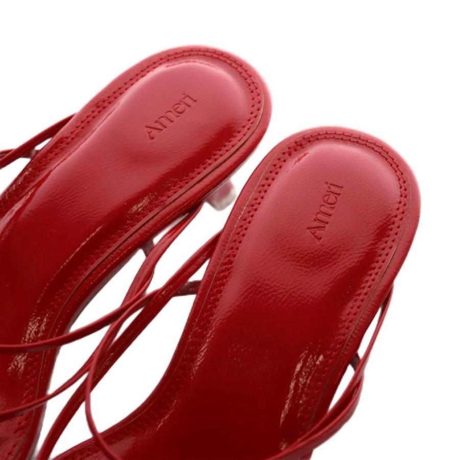 【中古】アメリ Ameri 25SS MEDI ENAMEL STRAP THONG SANDALS サンダル S 赤 レッド /SS ■OS レディース アメリ Ameri 25SS MEDI ENAMEL STRAP THONG SANDALS サンダル S 赤