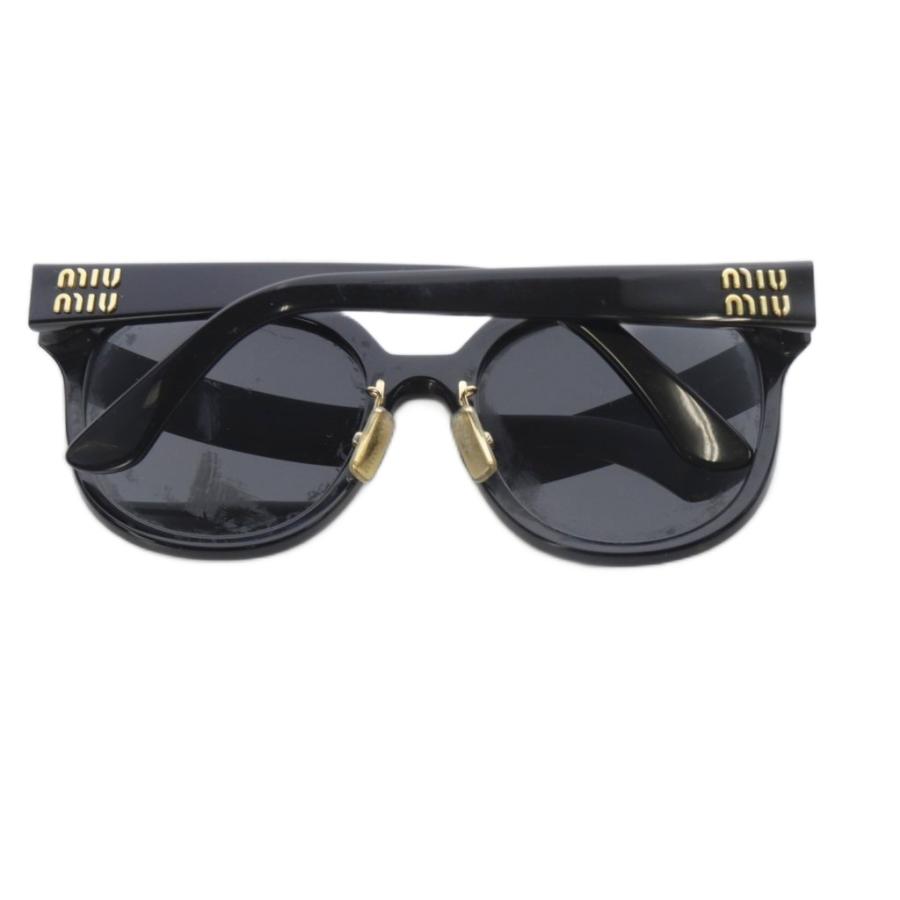 MIU MIU ミュウミュウ サングラス ロゴ ブラック SMU8149 miu miu（ミュウミュウ） ロゴ サングラス 黒 ブラック SMU01Z /SR