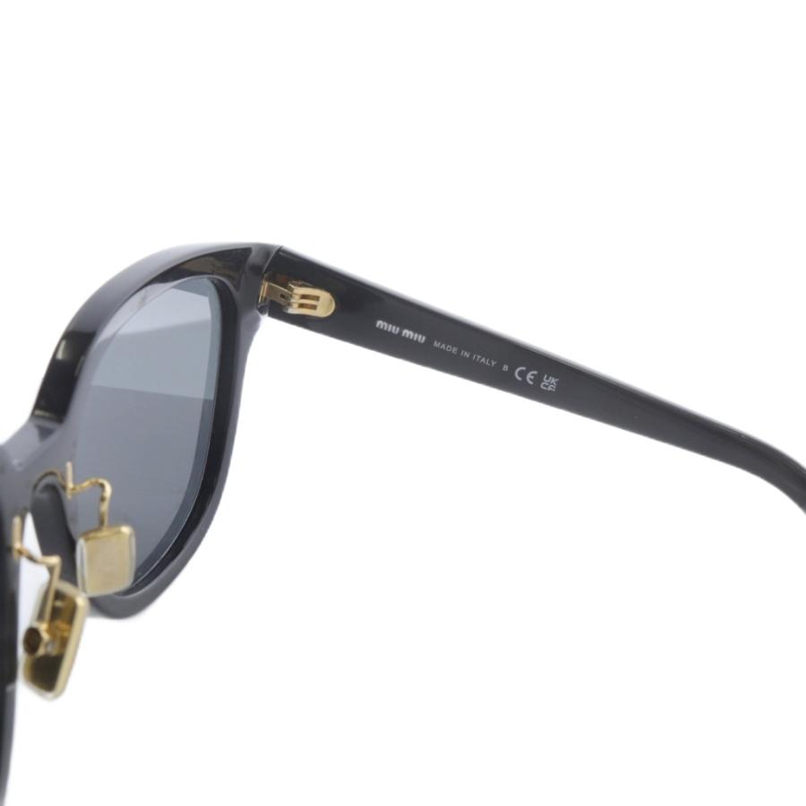 miu miu（ミュウミュウ） ロゴ サングラス 黒 ブラック SMU01Z /SR