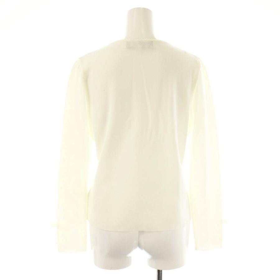 エムズグレイシー M'S GRACY 25年製 袖リボン ジップアップ