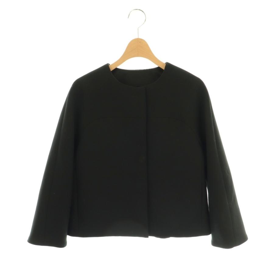 アナイ ANAYI ノーカラージャケット 38 ブラック /HK □OS レディース