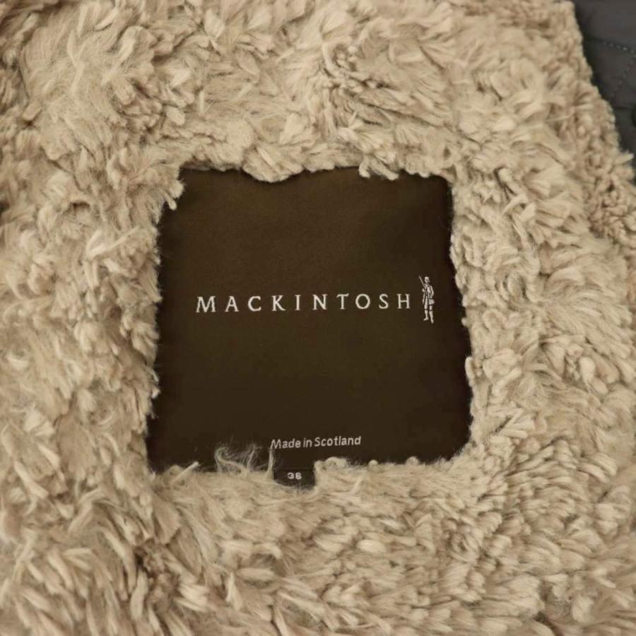 マッキントッシュ MACKINTOSH スコットランド キルティングコート アウター フード 裏ボア 36 グレー /DF ■OS レディース |  | 05