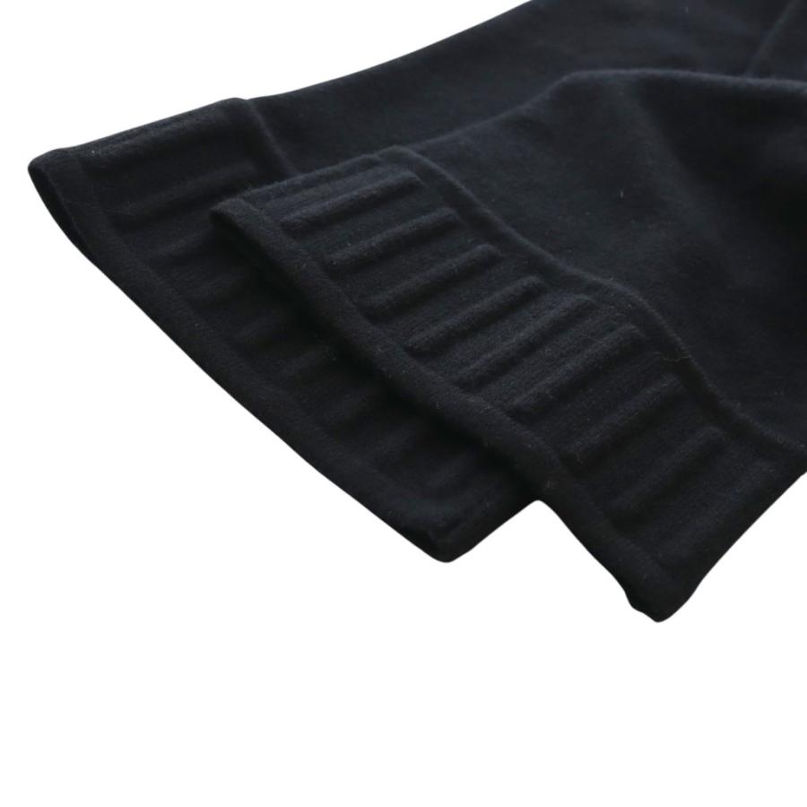 【中古】シャネル CHANEL ポケットデザインニットワンピース ココマーク カシミヤ ひざ丈 36 黒 P46778K05922 CHANEL（シャネル） ポケットデザインニットワンピース ココマーク