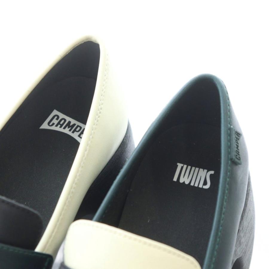 カンペール CAMPER ツインズ TWINS ヒールローファー レザー 本革 37 