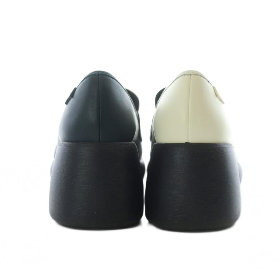 カンペール CAMPER ツインズ TWINS ヒールローファー レザー 本革 37