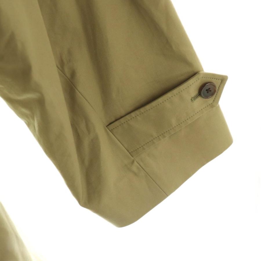 【中古】マーカウェア MARKA WARE 25SS オーガニック GIZA ギャバジン トレンチコート 2 カーキ /ES ■OS メンズ マーカウェア MARKA WARE 25SS オーガニック GIZA ギャバジン トレンチ