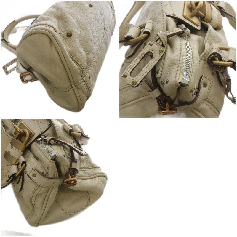 Chloe（クロエ） パディントン ハンドバッグ レザー 南京錠付き ライト