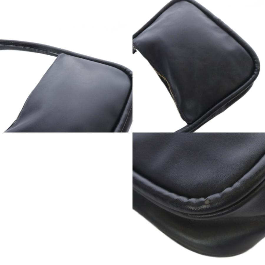 YEOMIM ブラック ショルダーバッグ ヨミム yeomim ミニリッジバッグ ショルダーバッグ レザー ブラック
