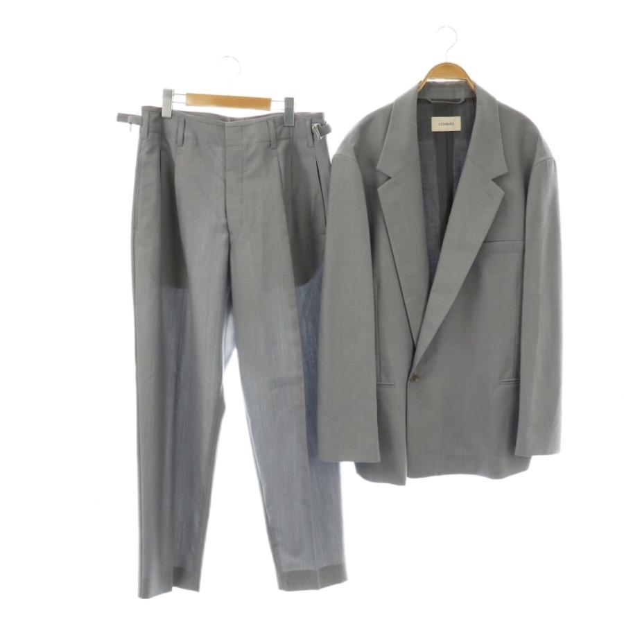 ルメール LEMAIRE 25SS ウール混ジャケット×スラックス セットアップ