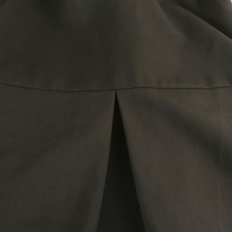 エンフォルド ENFOLD 25AW OPEN-COLLAR CROPPED SHIRT オープンカラー