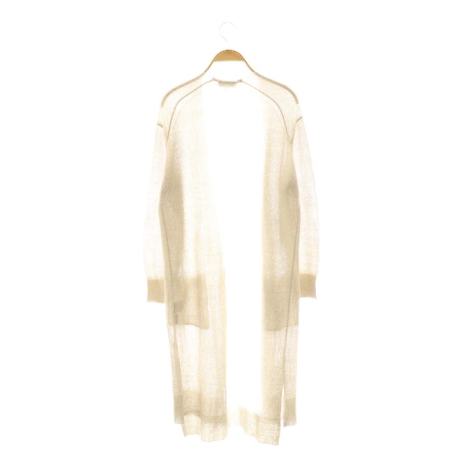 MACKINTOSH LONDON カーディガン ホワイト 38 マッキントッシュ ロンドン MACKINTOSH LONDON リネン混 ロング