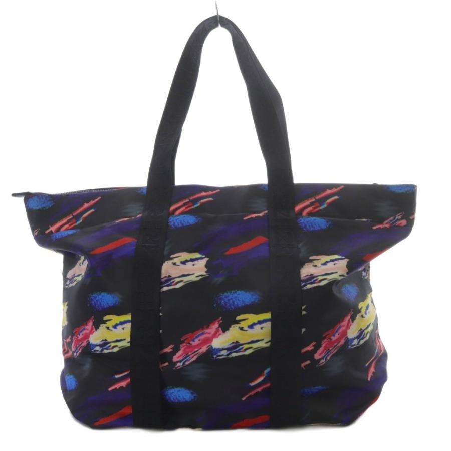 ZARA（ザラ） トートバッグ ショルダーバッグ プリント柄 ナイロン