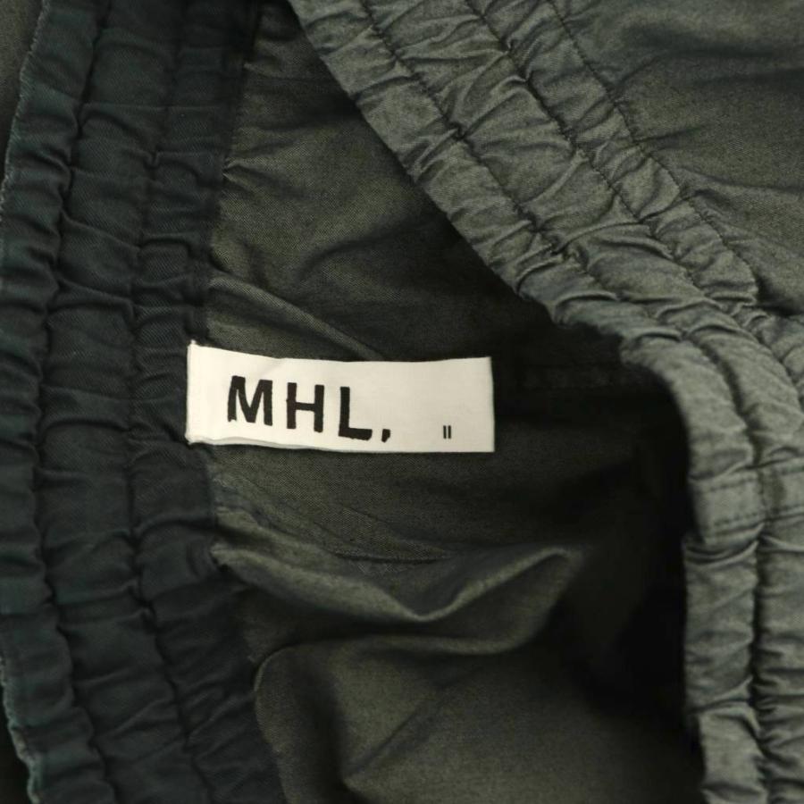 【中古】マーガレットハウエル MHL. 25AW DENSE COTTON NYLON TROUSERS トラウザーパンツ ワイドパンツ 2 MARGARET HOWELL（マーガレットハウエル） MHL. 25AW DENSE COTTON