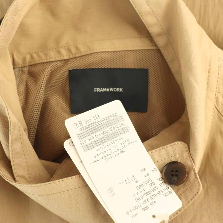 未使用品 フレームワーク Framework 25SS 撥水テントラインコート