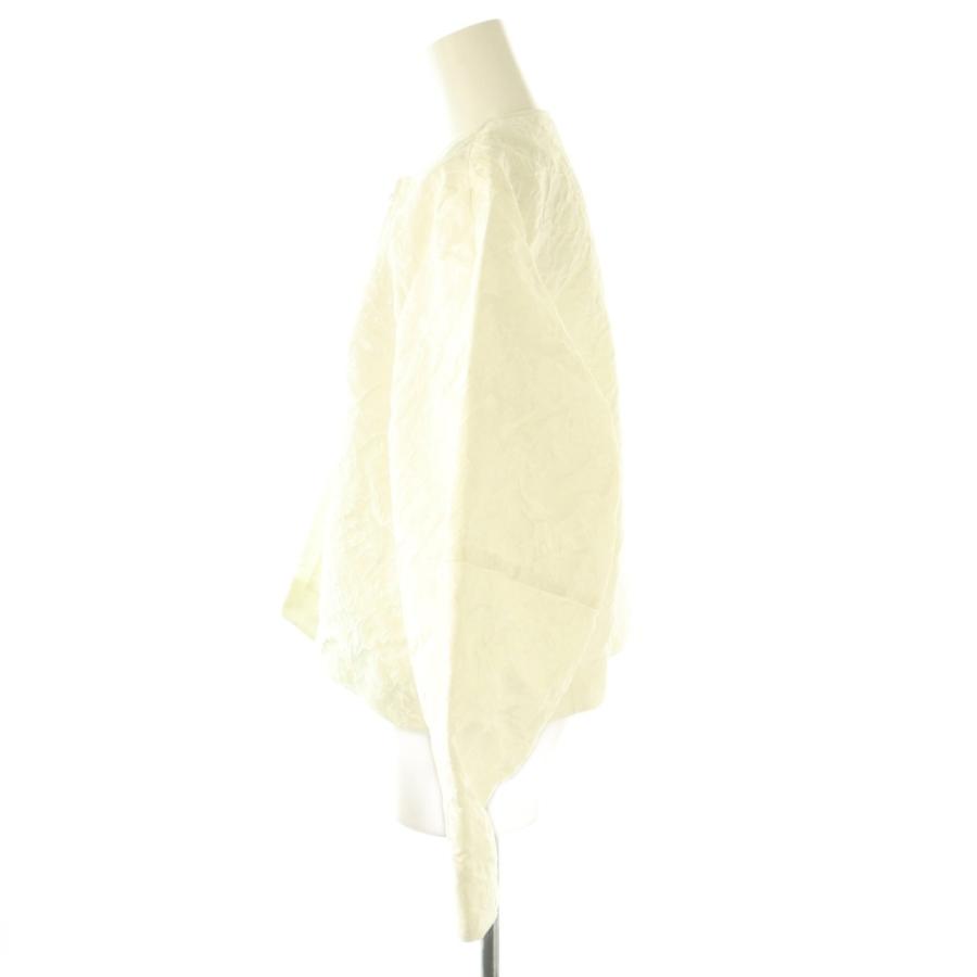 OHGA オーガ フラワージャケット ブルゾン ノーカラー ジャガード F  