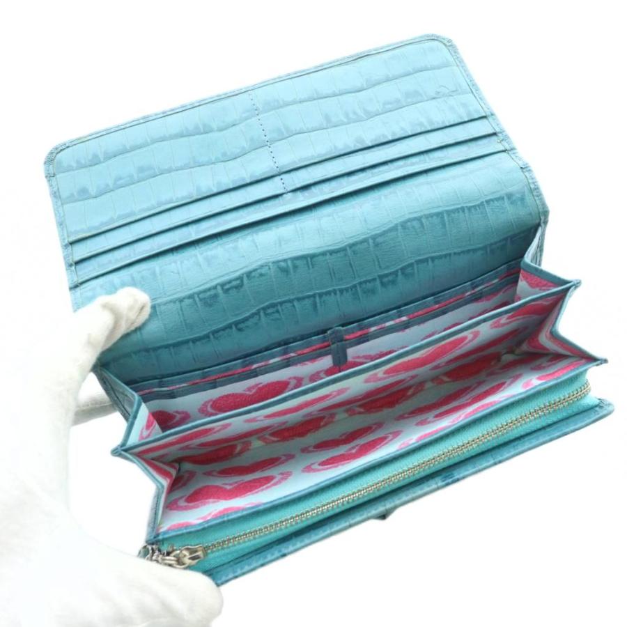 シンクビー! クリムトスペシャル 長財布 マルチカラー ターコイズ