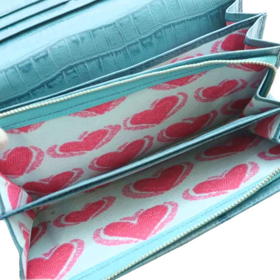 シンクビー! クリムトスペシャル 長財布 マルチカラー ターコイズ