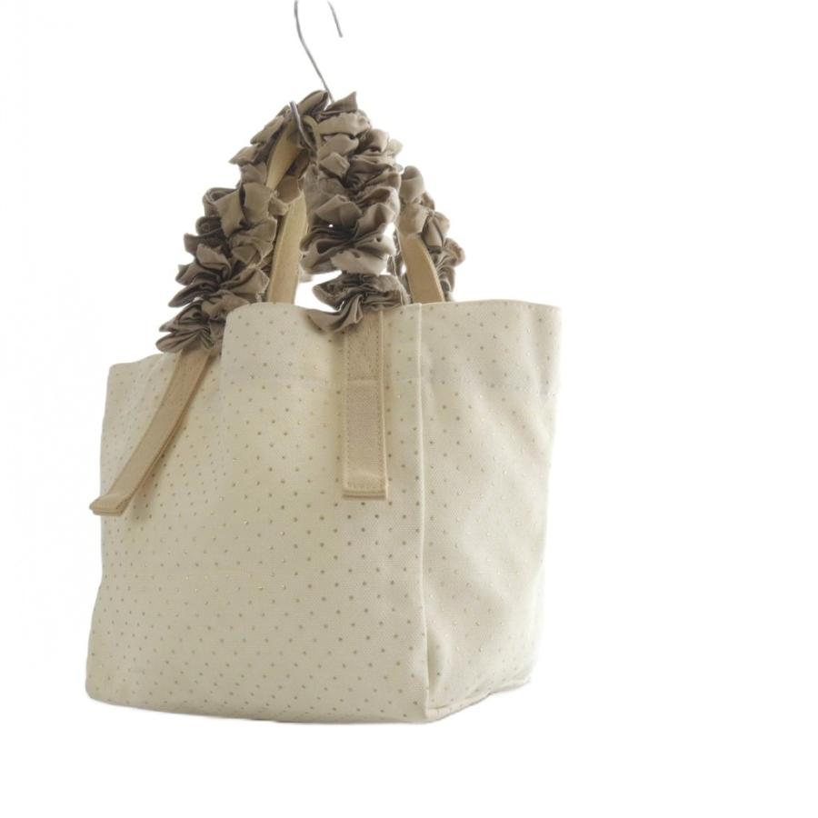 ラドロー LUDLOW グレープハンドル トートバッグ ハンドバッグ ドット