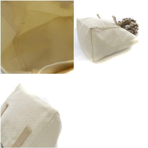 ラドロー LUDLOW グレープハンドル トートバッグ ハンドバッグ ドット