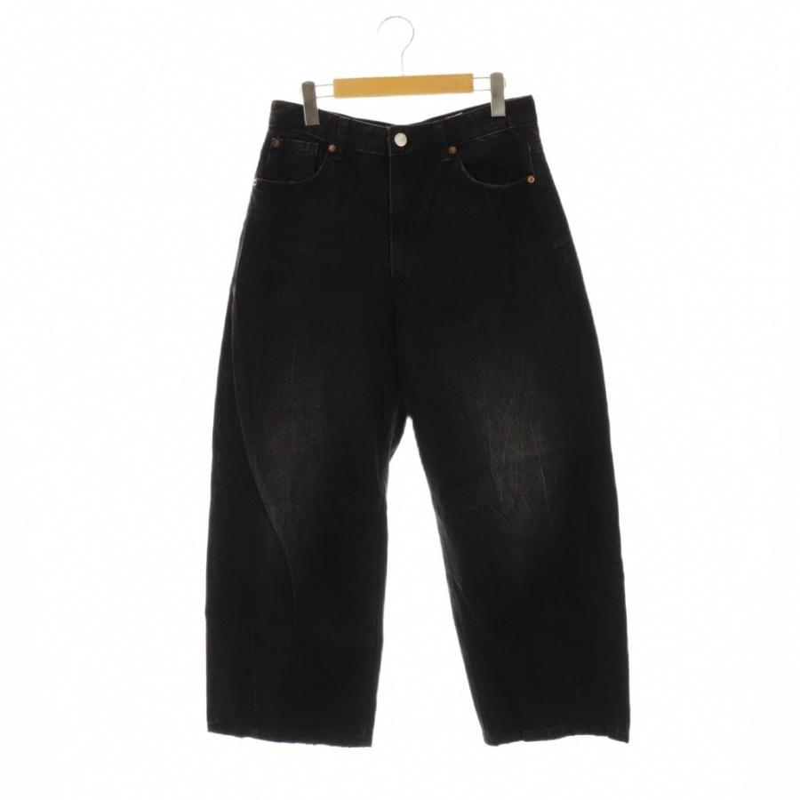 ZARA（ザラ） ワイドデニムパンツ ジーンズ ダメージ加工 EUR38 