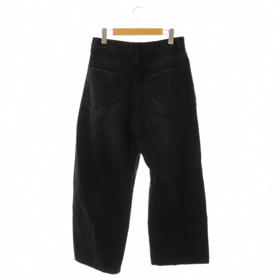 ZARA（ザラ） ワイドデニムパンツ ジーンズ ダメージ加工 EUR38