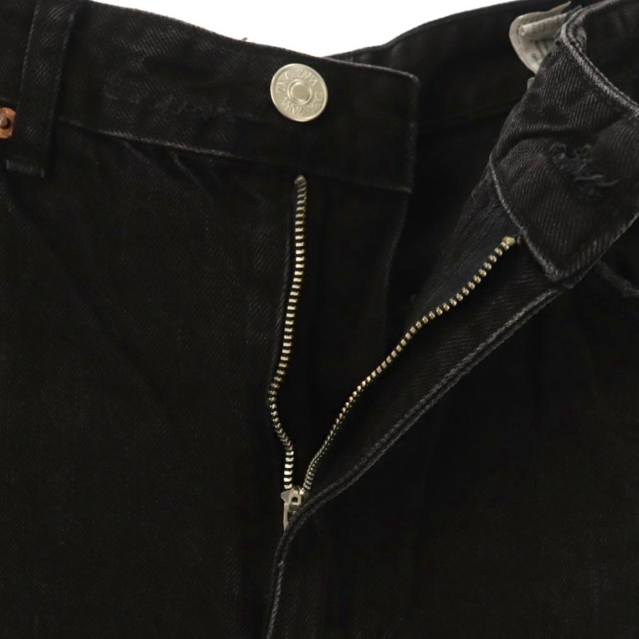 ZARA（ザラ） ワイドデニムパンツ ジーンズ ダメージ加工 EUR38 