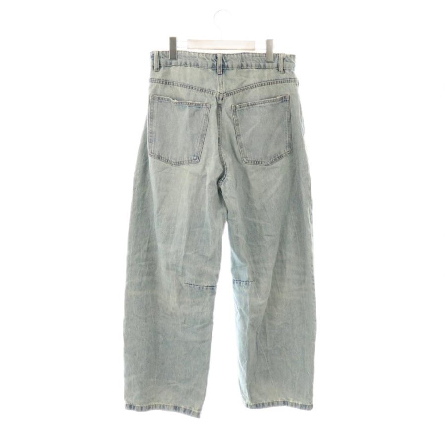 ZARA（ザラ） ワイドデニムパンツ ジーンズ EUR 38 ライトブルー /CX 