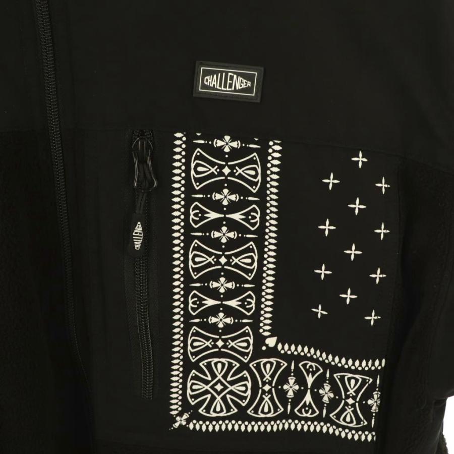 チャレンジャー CHALLENGER BANDANA FLEECE JACKET ジャケット ジップ