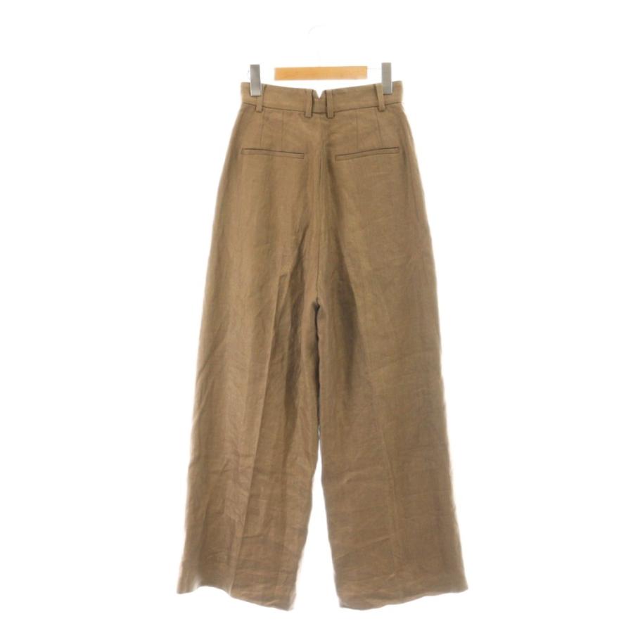 新品　プルミエアロンディスモン　リネン　パンツ　ワイド　麻　スラックス　ツイル プルミエアロンディスモン 1er Arrondissement 25SS リネンツイル
