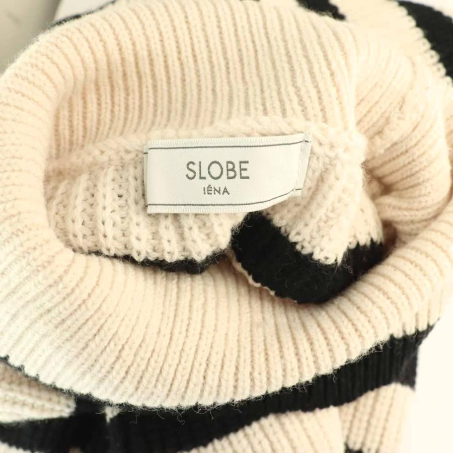 slobe iena 片畦ボーダープルオーバー SLOBE IENA（スローブイエナ）の「片畦ボーダープルオーバー（ニット