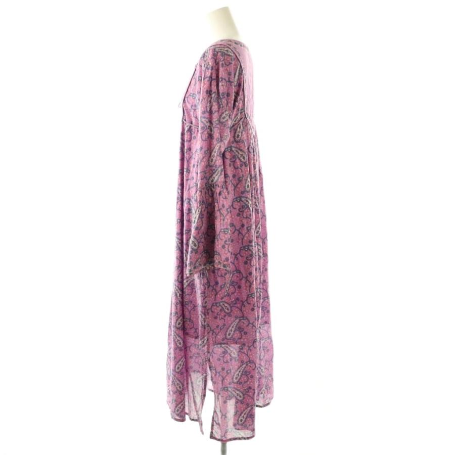 ロンハーマン Ron Herman ペイズリー柄 インド綿 ワンピース S 紫