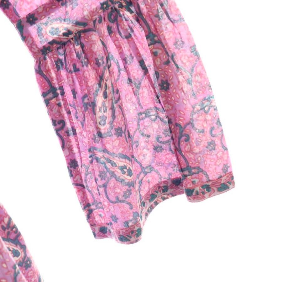 ロンハーマン Ron Herman ペイズリー柄 インド綿 ワンピース S 紫