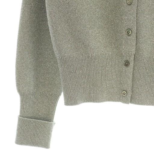 ウィムガゼット Whim Gazette 24SS ラメカーディガン ニット 長袖 F