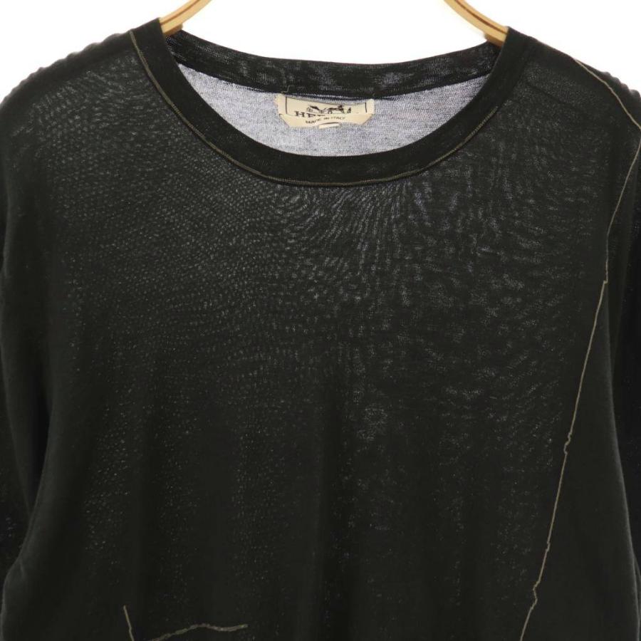 HERMES（エルメス） ステッチコットン半袖Tシャツ カットソー S