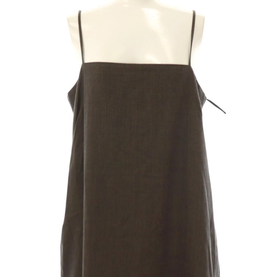 エブール ebure ファインライトウールワンピース ロング キャミ 38