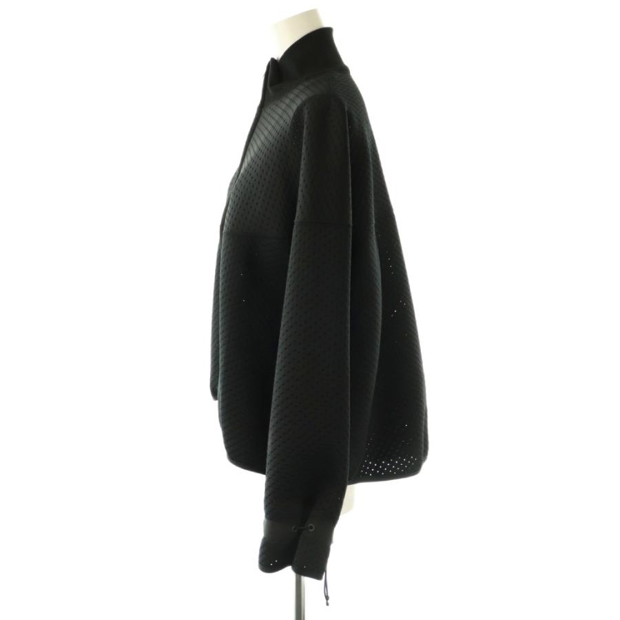 【中古】ズッカ zucca 25SS パンチングダンボール ジャケット スカート ロング セットアップ M ブラック /ES ■OS ズッカ zucca 25SS パンチングダンボール ジャケット スカート ロング