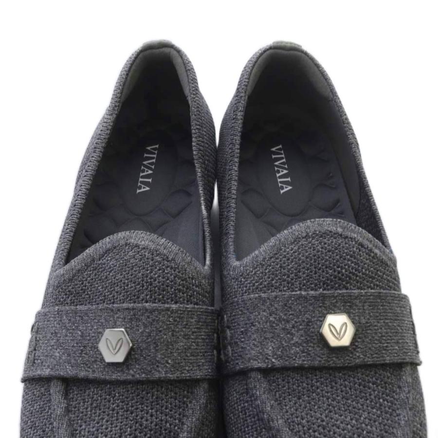 VIVAIA ペニーローファー ビバイア VIVAIA Eloise アーモンドトゥ ペニーローファー 36 グレー